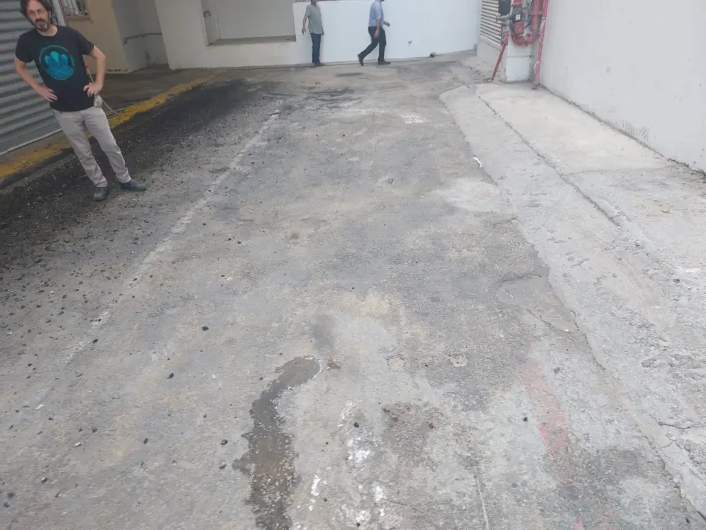 עבודות אספלט בבית החולים וולפסון